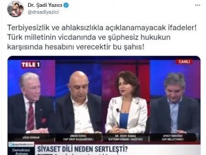 Cumhurbaşkanına hakaret eden Sedef Kabaş’a Şadi Yazıcı’dan sert tepki