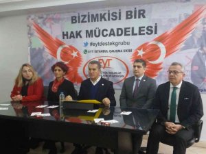 TDP Genel Başkanı Sarıgül, EYT Federasyonu üyeleriyle bir araya geldi