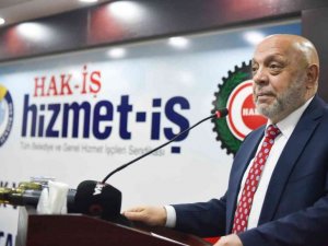 Hak-İş Genel Başkanı Arslan: “CHP ve HDP’li belediyelerin sendikamıza operasyonlarını asla unutmayacağız”