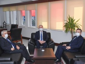 Aydın Valisi Aksoy, Başkan Atabay ile görüştü