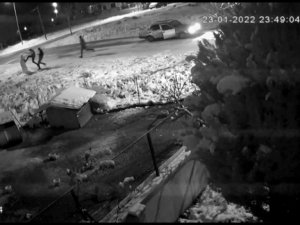 Çalandan sonra kardan adam döveni de gördük