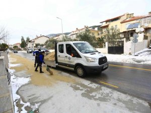 Muğla’da kar yağışının etkileri kalktı