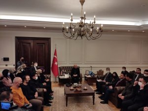 İçişleri Bakanı Soylu, Gönül Radyosu çalışanlarını kabul etti