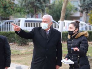 Başkan Atay, çalışmaları yerinde inceledi