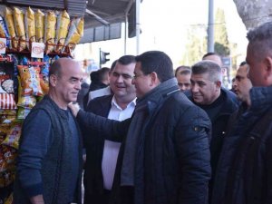 Başkan Tütüncü, Döşemealtı’nda esnafla buluştu
