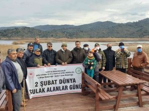 Azap Gölü’nde bir araya gelerek sorunları görüştüler