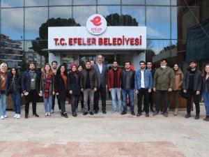 Efeler Belediyesi tıp öğrencilerini ağırlamaya devam ediyor