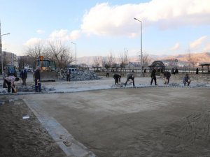 Cizre’de üst yapı çalışmaları devam ediyor