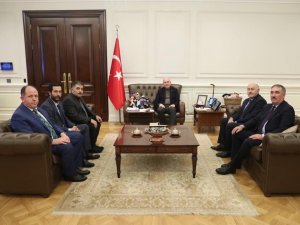 Bayburt heyetinden İçişleri Bakanı Soylu’ya ziyaret