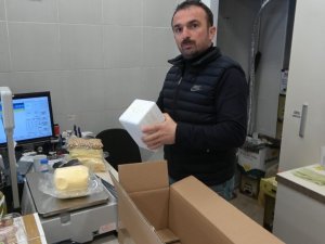 Cumhurbaşkanına şifa niyetine organik köy ürünleri gönderdi