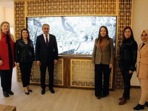 AK Kadınlar Başkan Kaplan ile görüştü