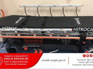 Çine Devlet Hastanesi’ne sedye bağışı