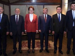 6 muhalefet partisi lideri bir araya geldi