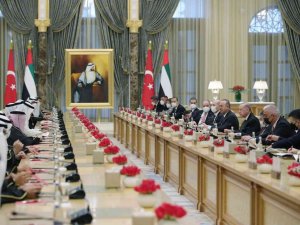 Cumhurbaşkanı Erdoğan, Abu Dabi Veliaht Prensi El Nahyan ile görüştü