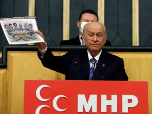 MHP Lideri Bahçeli: “(Davutoğlu’nun ’28 Şubat’ açıklaması) "Bak Davutoğlu, benim 28 Şubat 1997’de Başbakan Yardımcısı olduğumu ispat etmezsen namerdin en önde gidenisin"