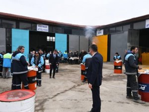 Pursaklar Belediye Başkanı Çetin işçilerle bir araya geldi