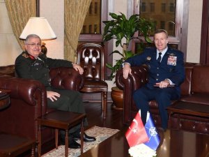 Genelkurmay Başkanı Güler, Avrupa Müttefik Kuvvetler Yüksek Komutanı Wolters ile görüştü