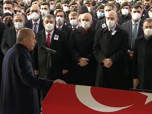 Cumhurbaşkanı Erdoğan şehit Hayrettin Eren’in cenaze törenine katıldı