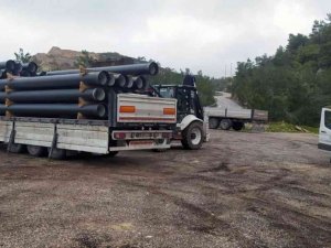 Datça’da içme suyu döşenmeye başladı