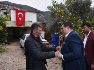 Başkan Tütüncü, İdlib şehidinin baba ocağında