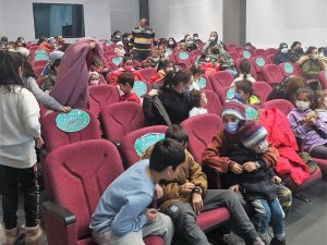 Çameli’nde çocuklar sinema keyfini yaşadı