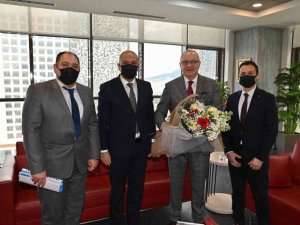 Başkan Ergün misafirlerini ağırladı