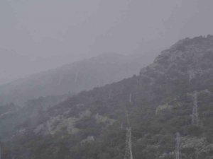 Bodrum’da kar sürprizi