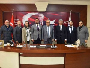 Kdz. Ereğli Kızılay yönetimi, protokolü ziyaret etti