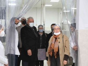 Başkan Atay, tarımsal ürün fabrikasında son incelemeyi yaptı