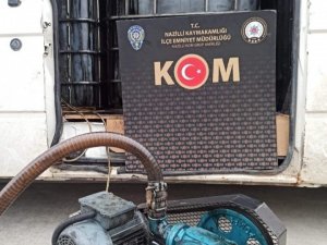 Nazilli’de 2 ton kaçak akaryakıt ele geçirildi