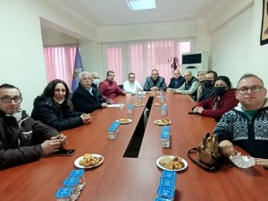 Başkan Özcan terzi esnafı ile bir araya geldi