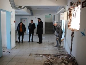 Ortaca Ortaokulu yenileme çalışmaları başladı