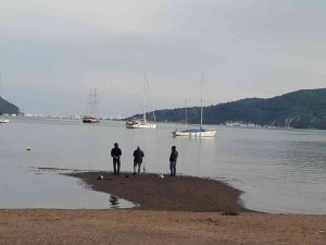Marmaris’te deniz çekildi, olta balıkçılarının eli boş kaldı
