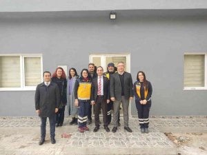 İl Sağlık Müdürü Açıkgöz, 112 istasyonu inşaatını inceledi