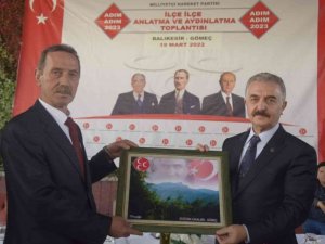 MHP’li Büyükataman ve MYK üyeleri Gömeç’te