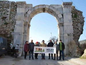 Milas’ta "Su zinciri farkındalık yürüyüşü" gerçekleştirildi