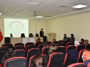 Aydın Kadın Sağlığı Eğitim Projesi kapsamında sağlık personeline eğitim verildi