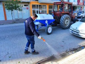 İncirliova Belediyesi ilaçlama çalışması başlattı