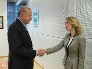 Cumhurbaşkanı Erdoğan, Estonya Başbakanı Kallas ile görüştü