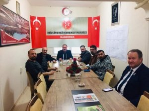 Roman Kültür Sanat Derneğinden MHP’ye ziyaret