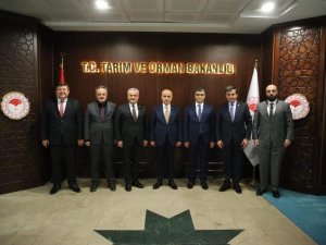 Karabük heyetinden Tarım Bakanı’na ziyaret