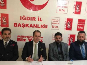 Yeniden Refah Partisi Genel Başkanı Fatih Erbakan Iğdır’da