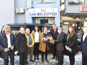 TBMM dilekçe komisyonu Milletvekilleri Çan Belediyesi kooperatif çalışmalarını yerinde inceledi