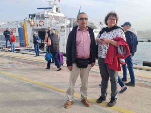 Kuşadası’ndan Yunanistan adalarına feribot seferleri başladı