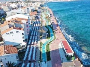 Tekirdağ’da 1 kilometrelik sahil şeridi açıldı: Atıl durumdaydı, şimdi göz kamaştırıyor