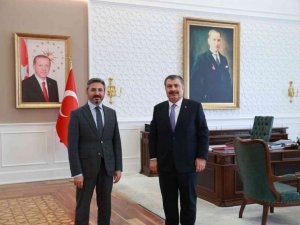 Aydın, Sağlık Bakanı Koca ile görüştü