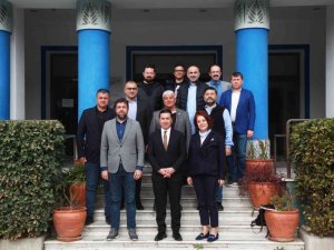 Başkan Aras’a destek ziyareti