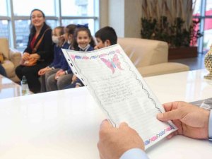 Öğrencilerden Başkan Sandıkçı’ya teşekkür mektubu