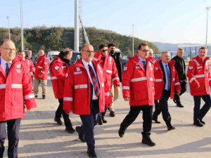 Bakan Dönmez, Filyos Limanı’nda incelemelerde bulundu
