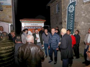 Başkan Kavuş Ramazan’da mahalle ziyaretlerini sürdürüyor